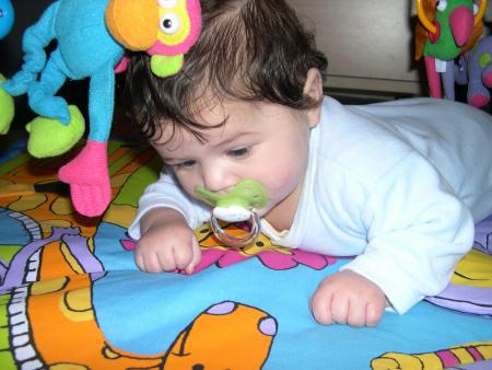 mon beau gosse de fils � 4 mois